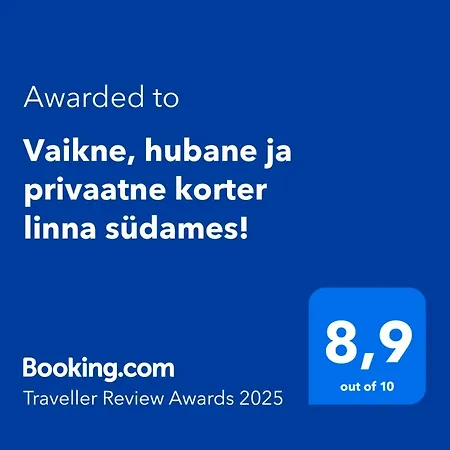 Apartment Vaikne, Hubane Ja Privaatne Korter Linna Suedames!